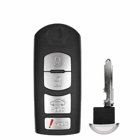 Keyless Factory KeylessFactory:Remote Smart Keys:Mazda 6 - 4Btn Smarty Key (09-13 ) RSK-MZ-KR5-4